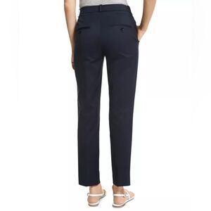 Michael Kors Collection Stretch Cotton Twill Sam Pants, Midnight, NWT, Size 14